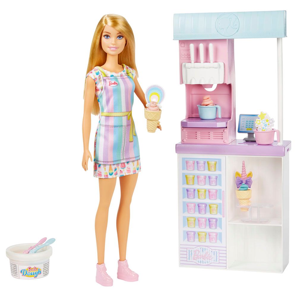 Barbie - Ice Cream Shopkeeper Playset