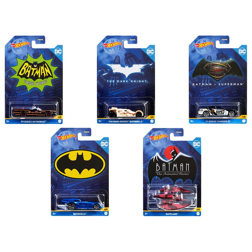 Hot Wheels - Batman Themed Assorted 1pc