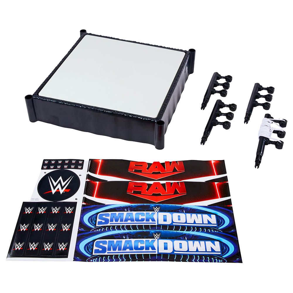 Wwe - Superstar Ring w/ Spring Loaded Mat - 14-inches