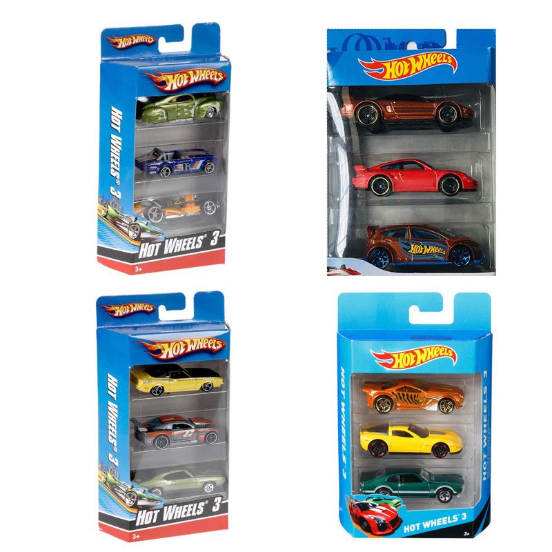 Hot Wheels Basic Cars 3 Pack - Assorted