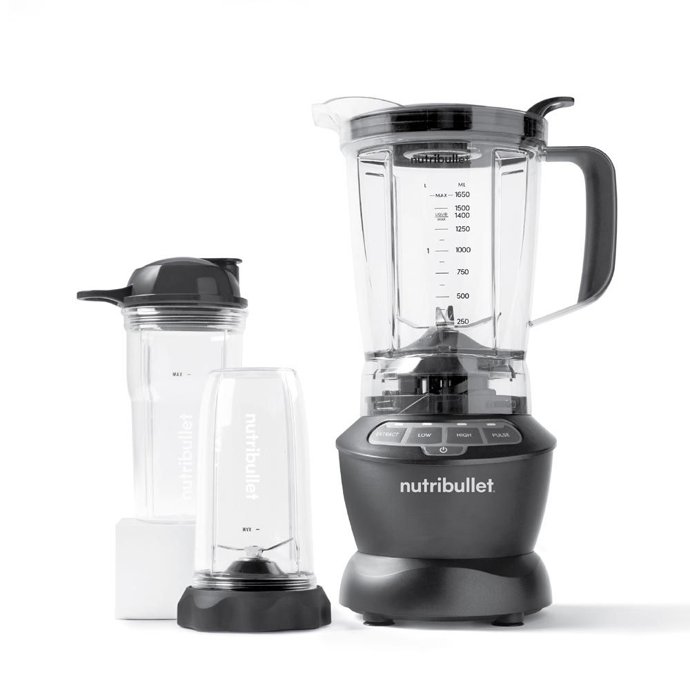 Nutribullet Full Size Blender + Combo , 7 Piece Set, Multi-Function High Speed Blender, 1000W