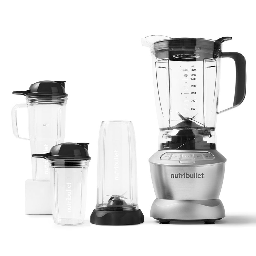 NutriBullet - Full Size Blender Combo With 9pc Accessories - 1200W