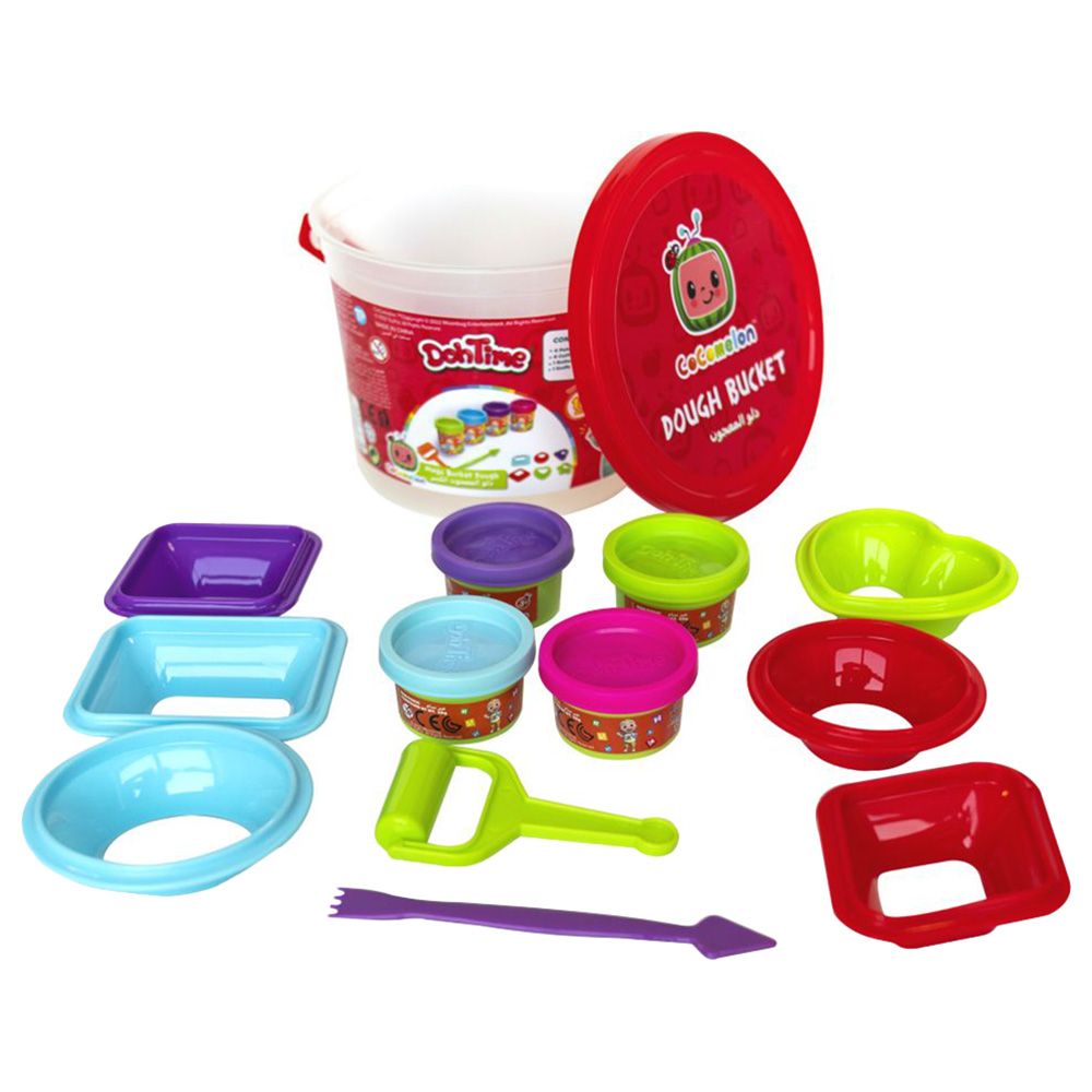 DohTime - Cocomelon Mega Dough Bucket W/ Tools 