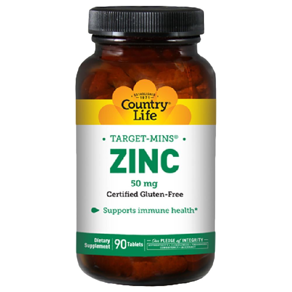 Country Life - Zinc 50mg Tablets 90's