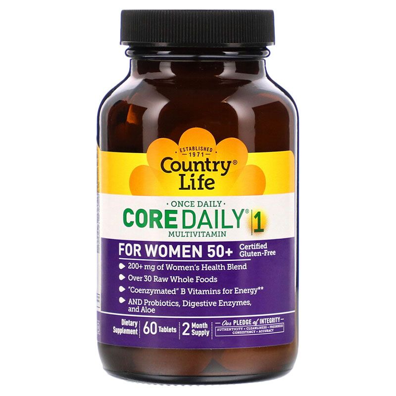 Country Life - Core Daily-1 Women 50+ Tablets 60's