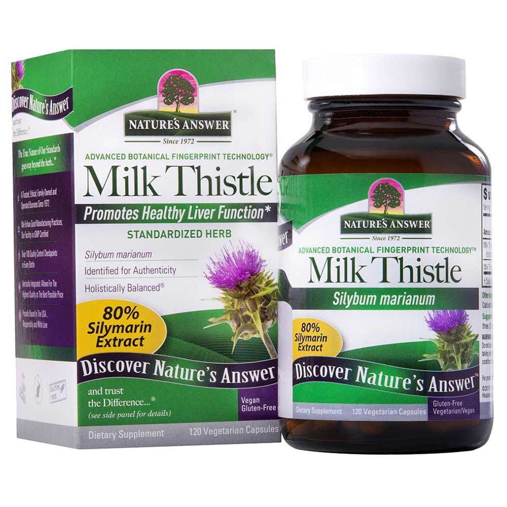 Nature's Answer - Milk Thistle Seed Capsules 120's