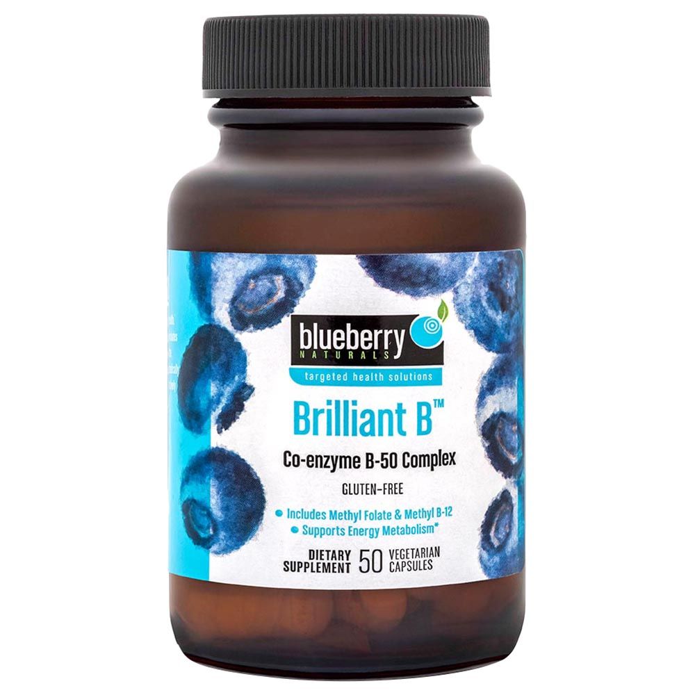 Blueberry Naturals Brilliant B Vegetarian Capsules 50 s