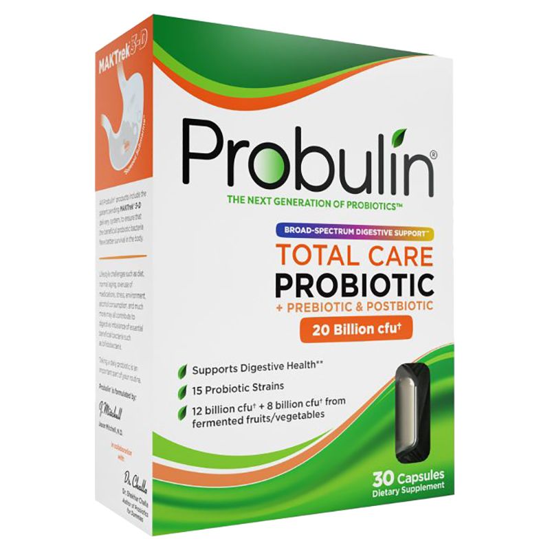 Probulin Probiotic + Prebiotic and Postbiotic Capsules 30's