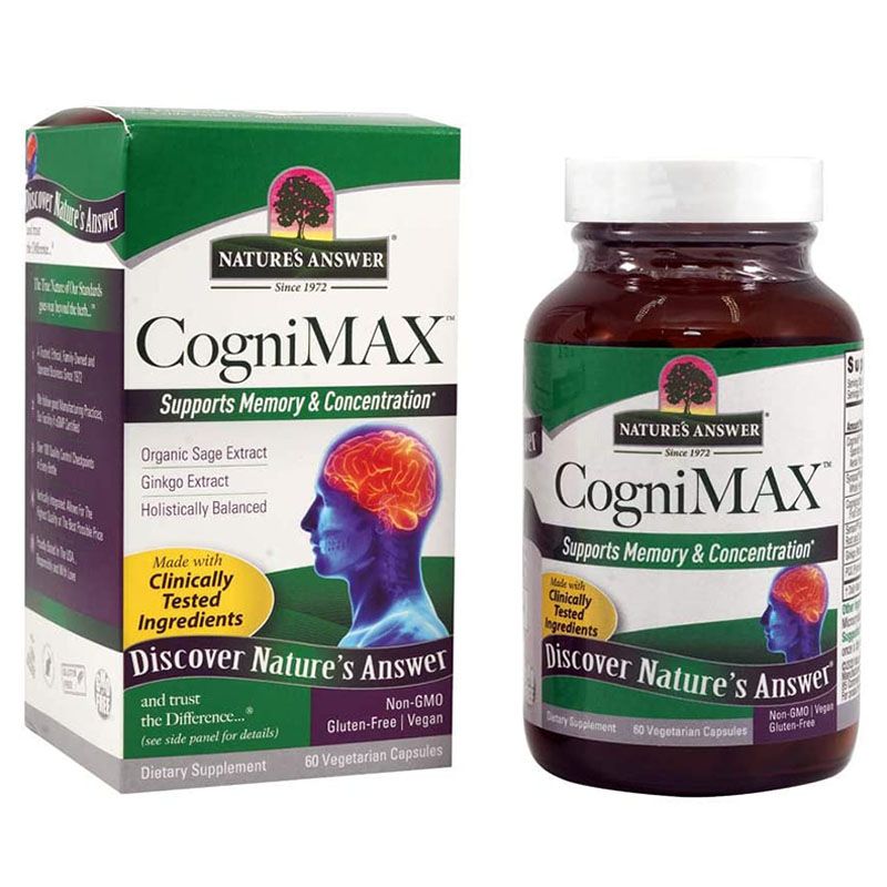 Nature's Answer - Cognimax Vegetarian Capsules 60's