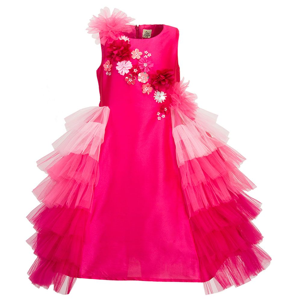 A Little Fable - Pinwheel Party Gown - Pink