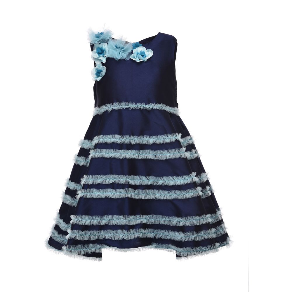 A Little Fable - Blue Seine Dress