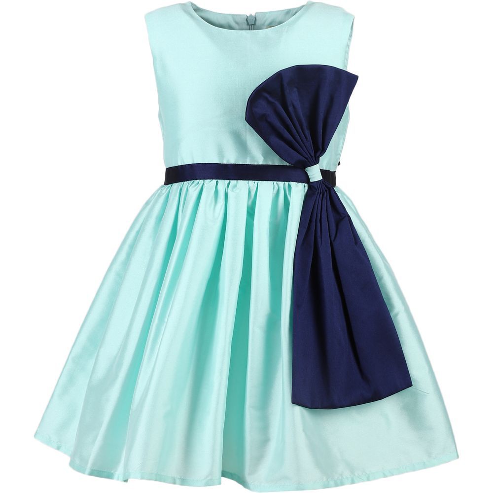 A Little Fable - Blue Bow Dress