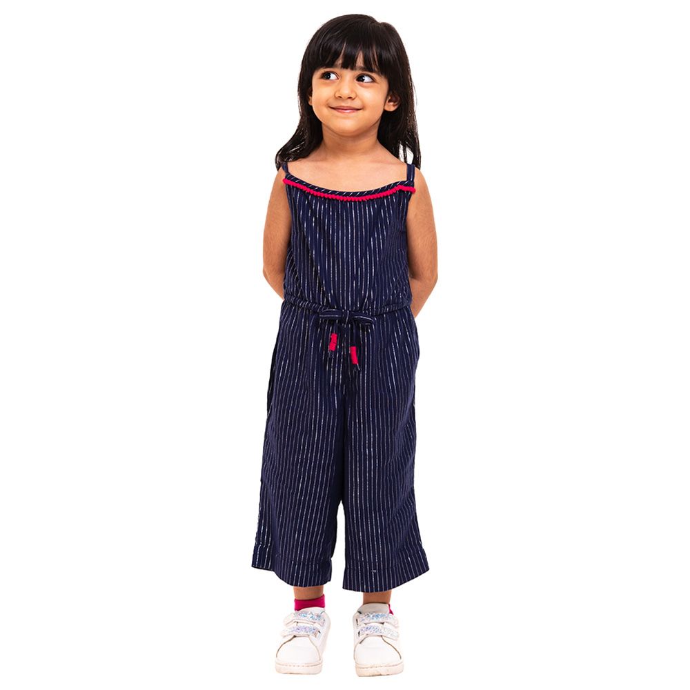 A Little Fable - Midnight Jumpsuit - Navy Blue