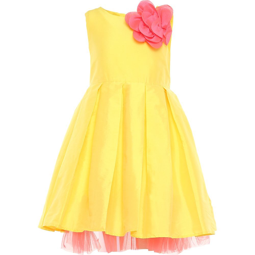 A Little Fable - Yellow Corsage Dress