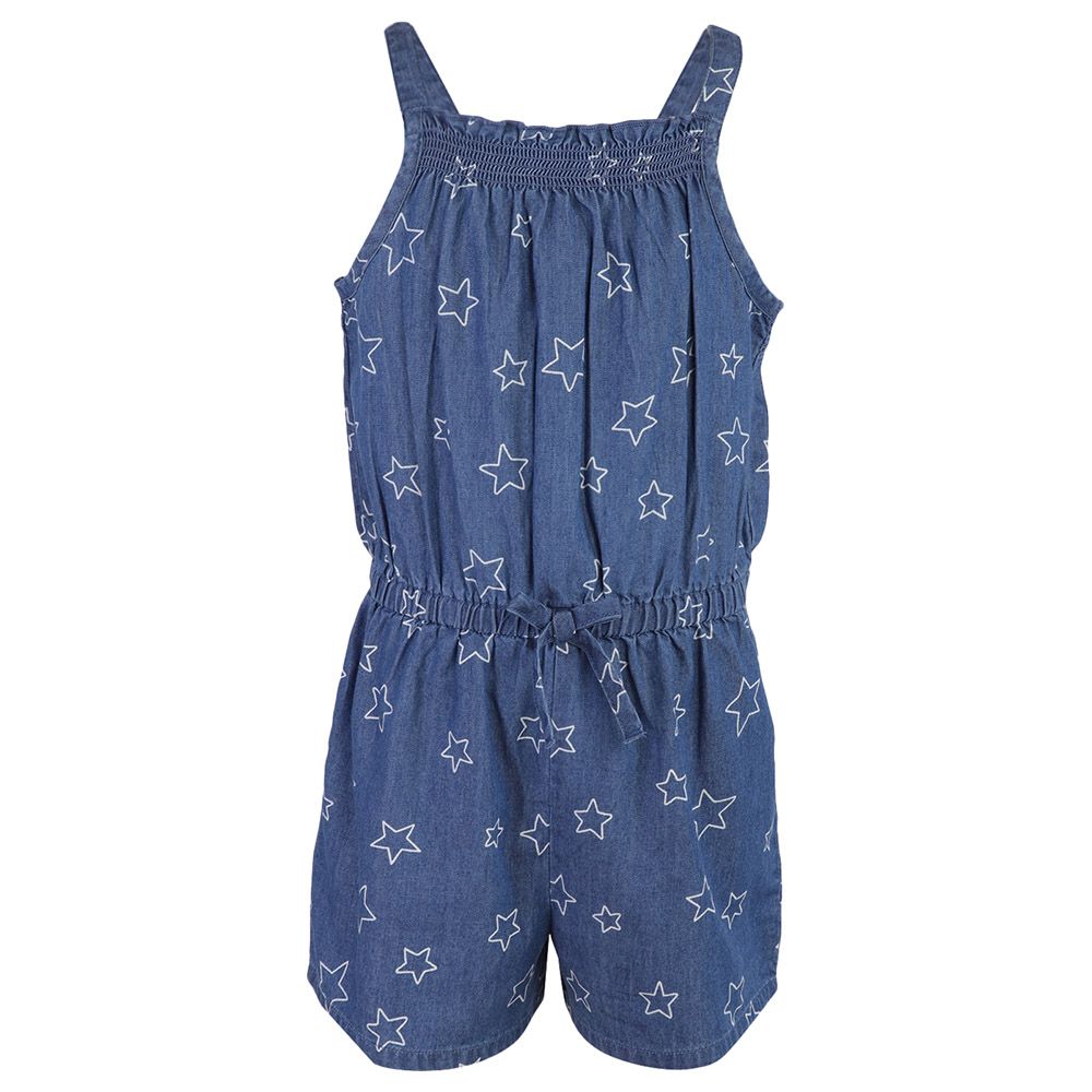 A Little Fable - Star Charm Jump Suit - Blue