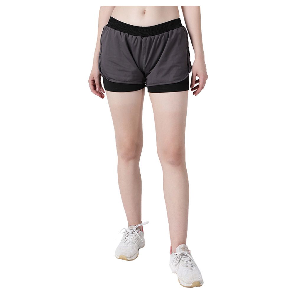 Studioactiv - Running Shorts - Grey Black