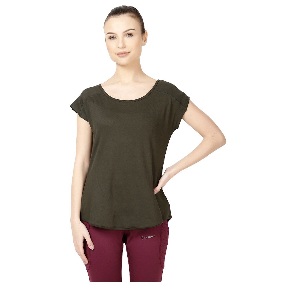 Studioactiv - Flow Tee - Olive