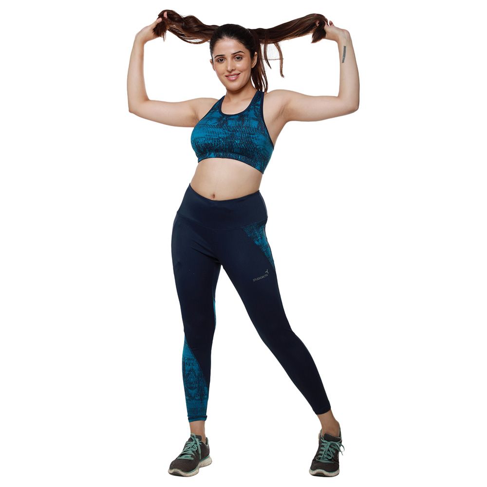 Studioactiv - Navy Teal Roadrunner Leggings