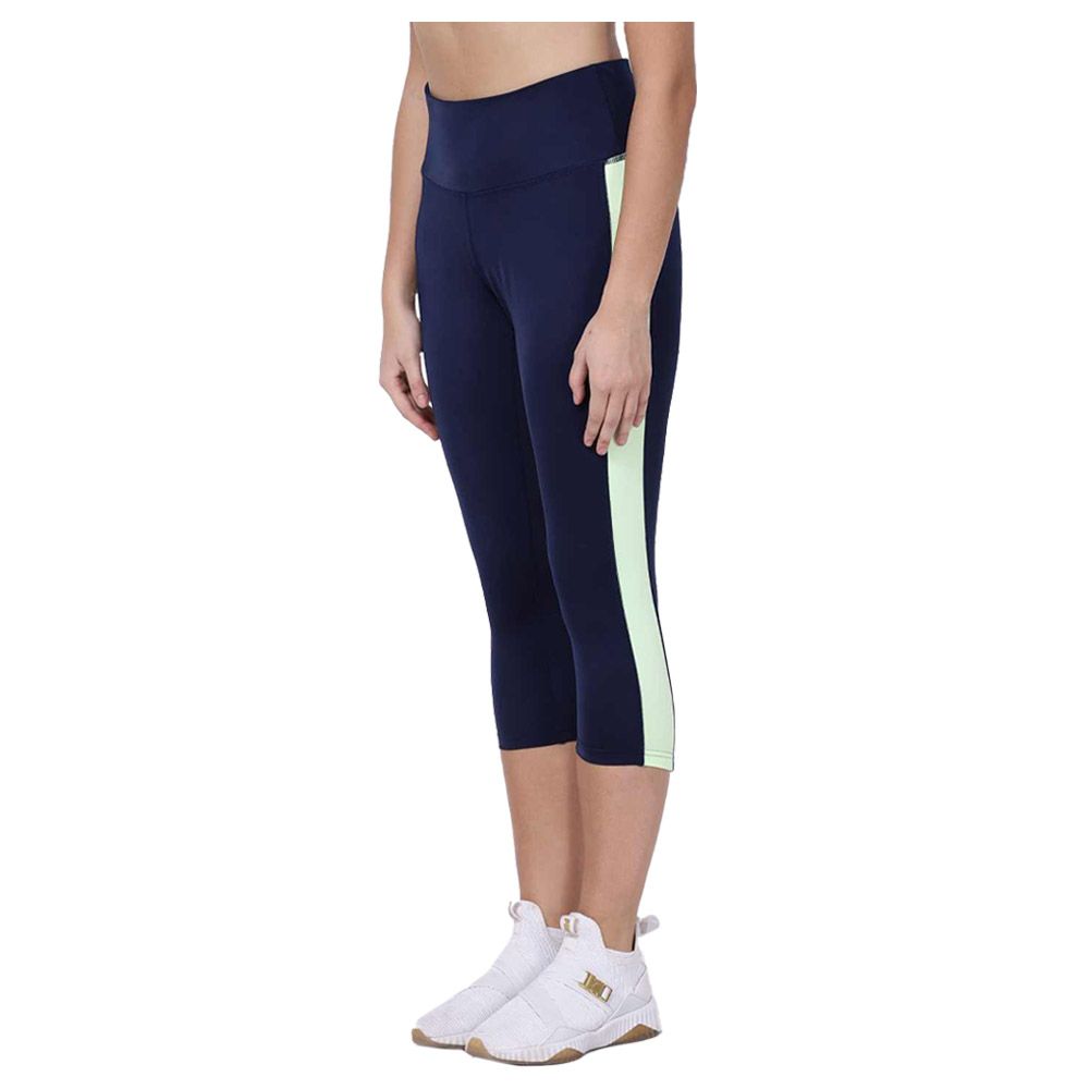 Studioactiv - Summer Breeze Capri - Navy Lime-Green