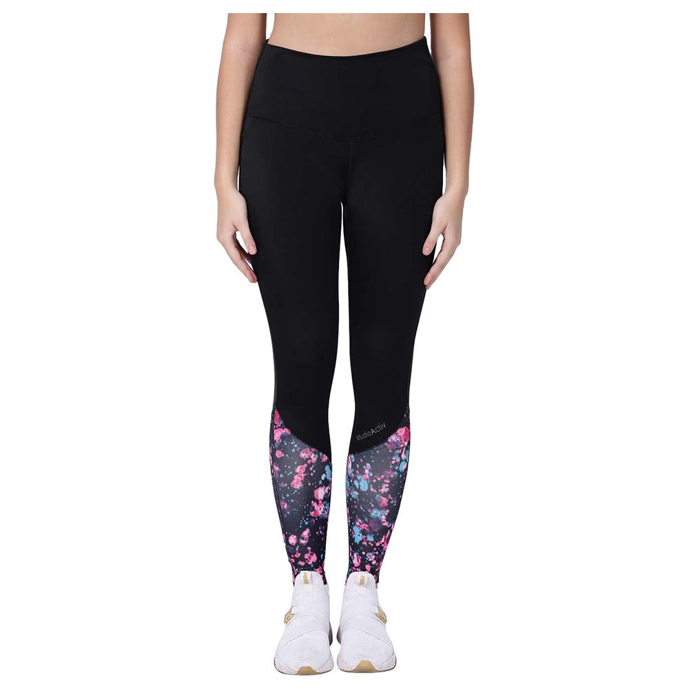 Studioactiv - Black Neoprint Style Diva Leggings