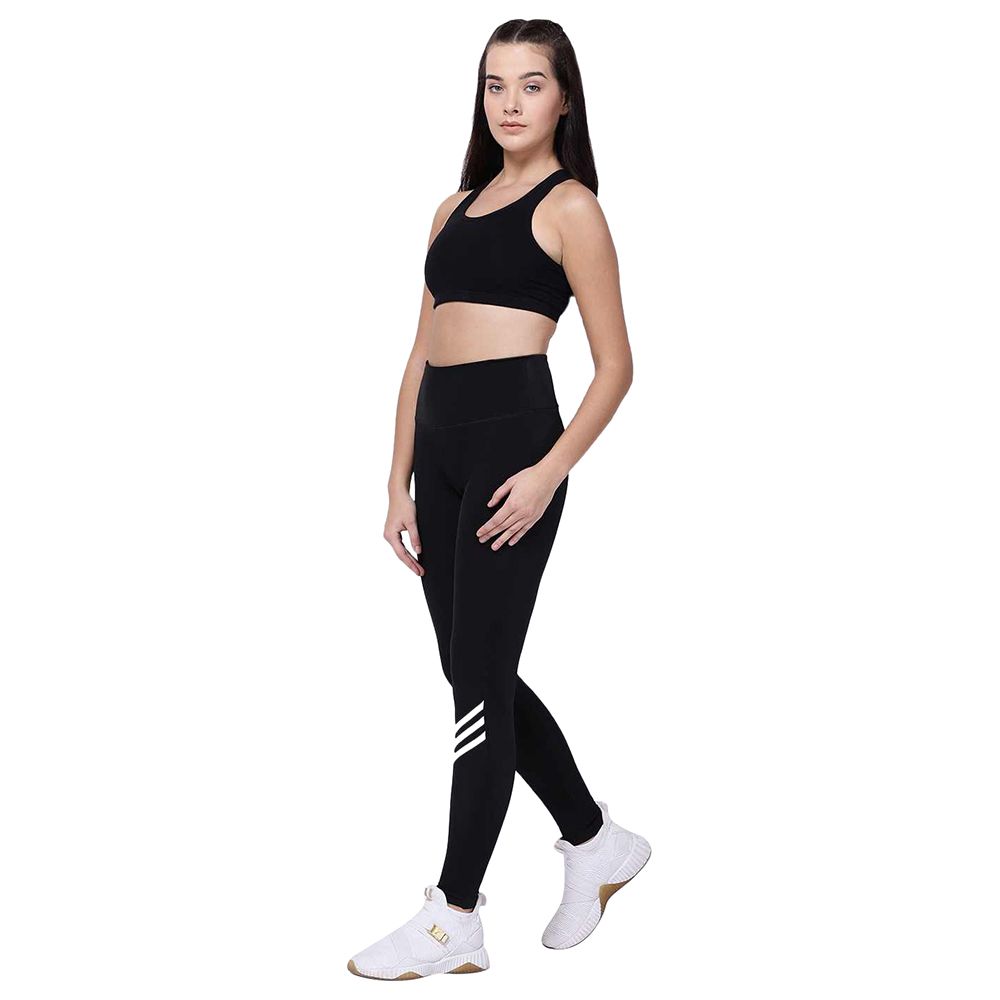 Studioactiv - Black White Striped Ace Leggings