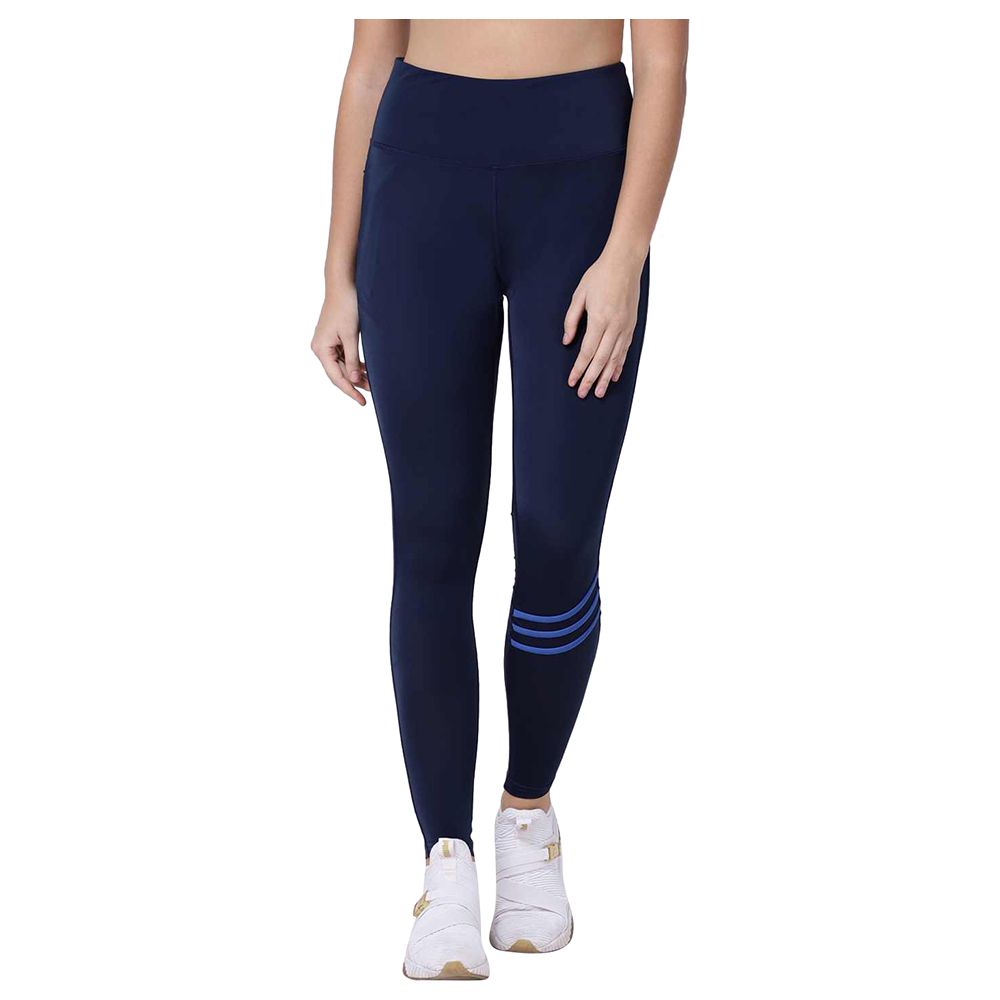 Studioactiv - Navy Royal Blue Striped Ace Leggings