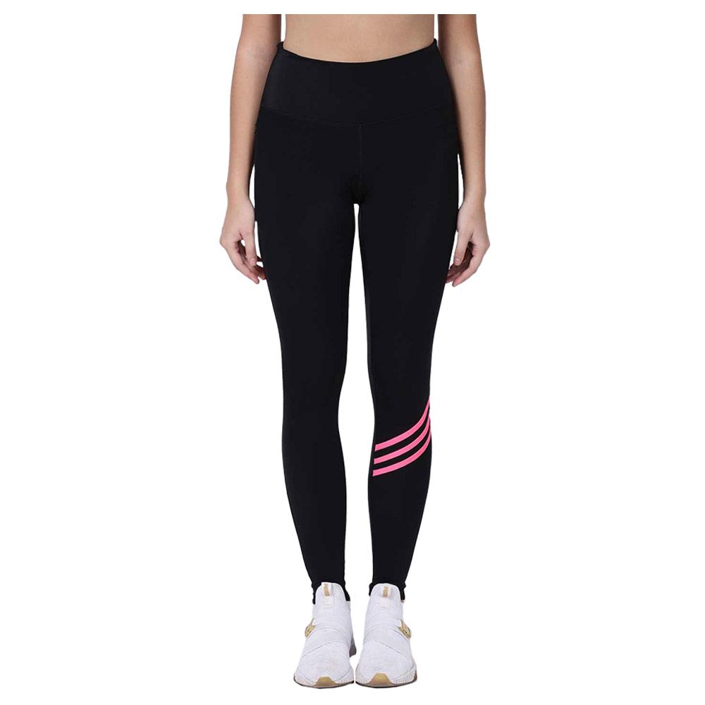 Studioactiv - Striped Ace Leggings Curvy - Black Pink