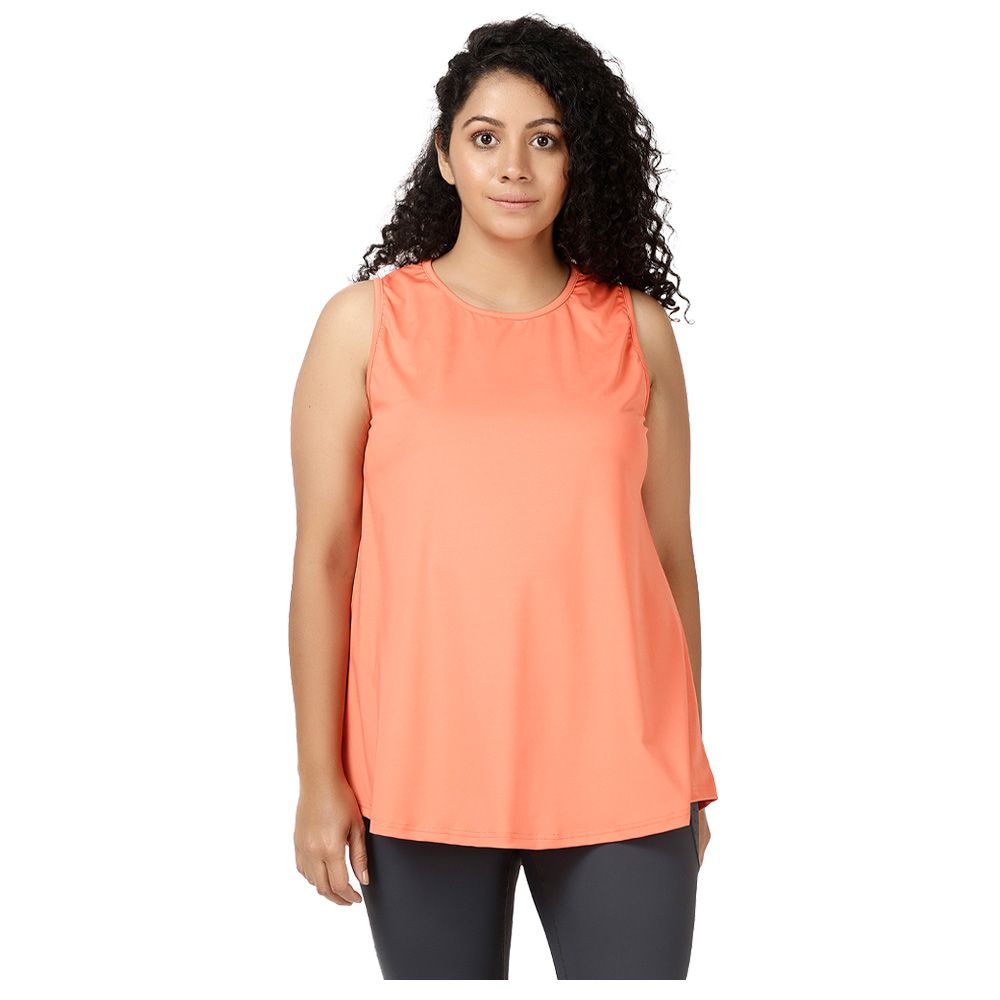 Studioactiv - Back Slit Tee Curvy - Orange