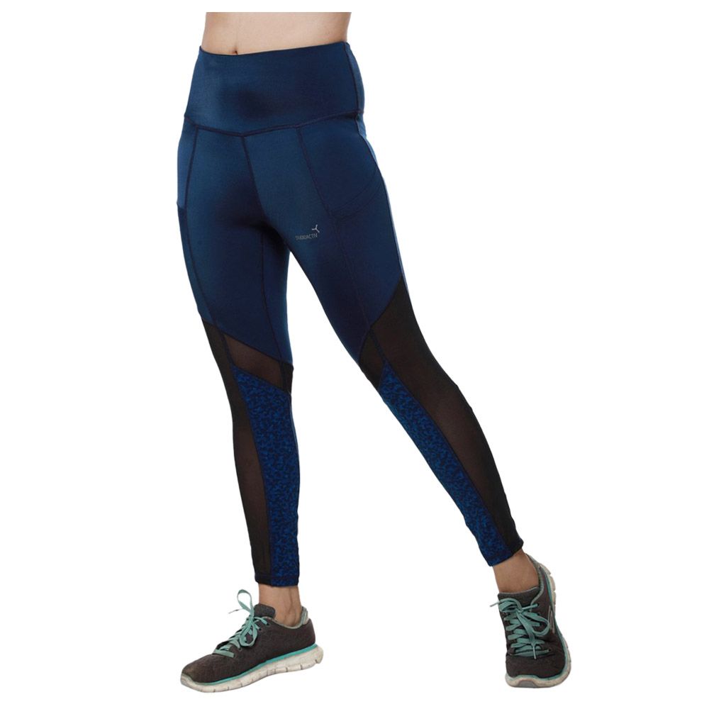 Studioactiv - Mesh Freedom Leggings Curvy - Navy Blue