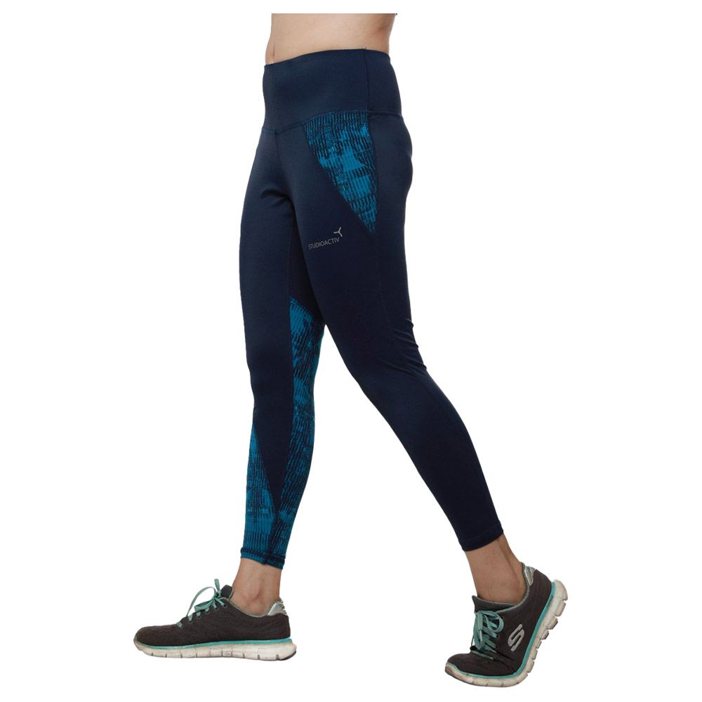 Studioactiv - Roadrunner Leggings Curvy - Navy Teal