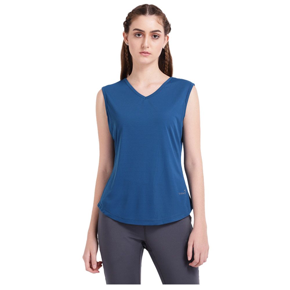 Studioactiv - Back String Tee Curvy - Teal