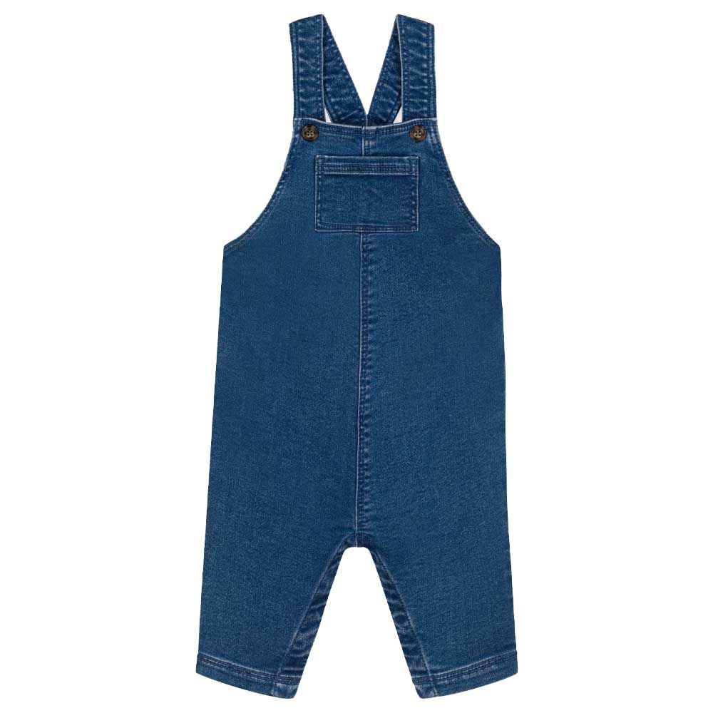 Petit Bateau - Baby's Long Denim Dungarees - Blue