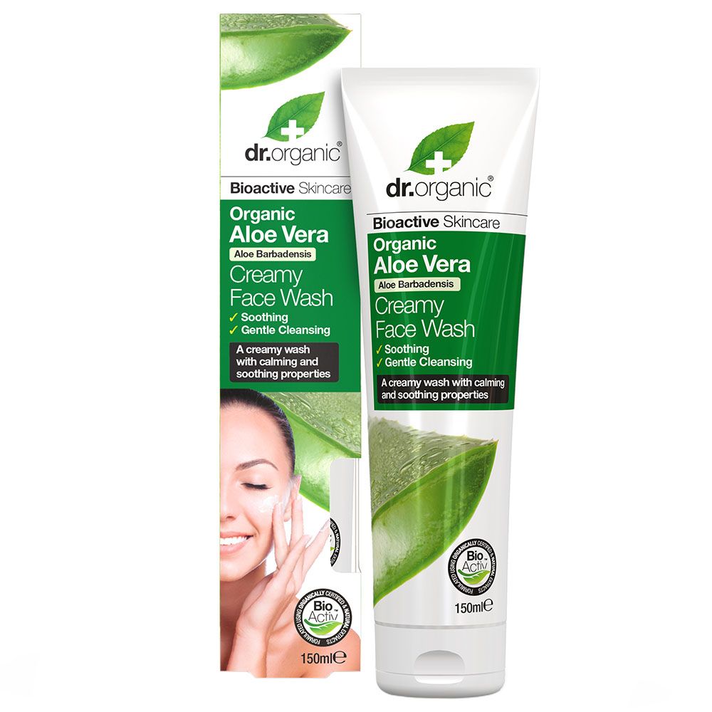 Dr Organic Aloe Vera Creamy Face Wash 150ml