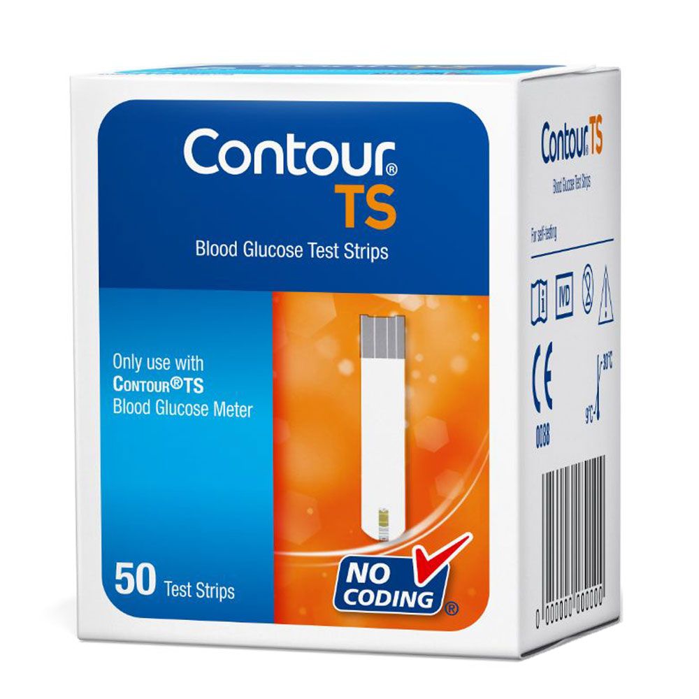 Ascensia Contour - Blood Glucose TS Strip 50's