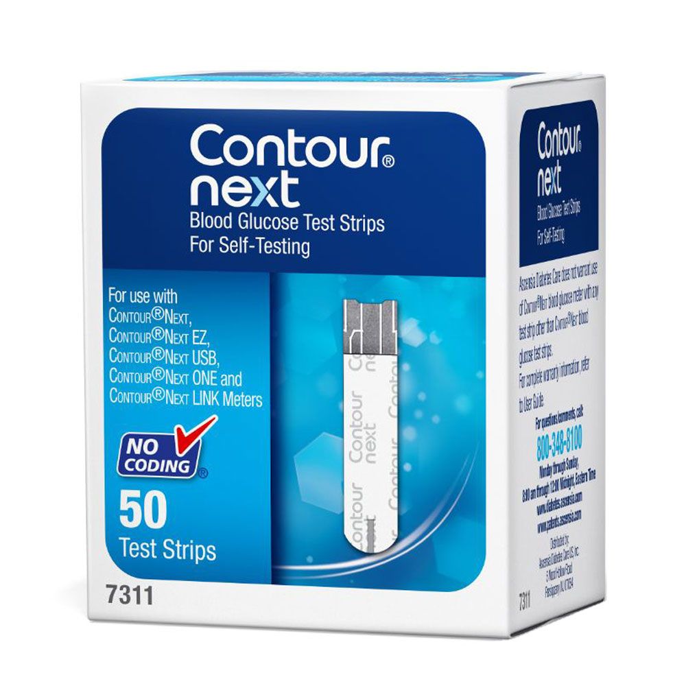 Ascensia Contour - Blood Glucose Next Strip 50's