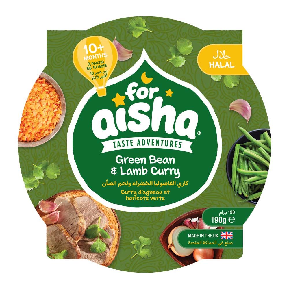 For Aisha - Green Bean & Lamb Curry w/ Lentils Baby Food 190g