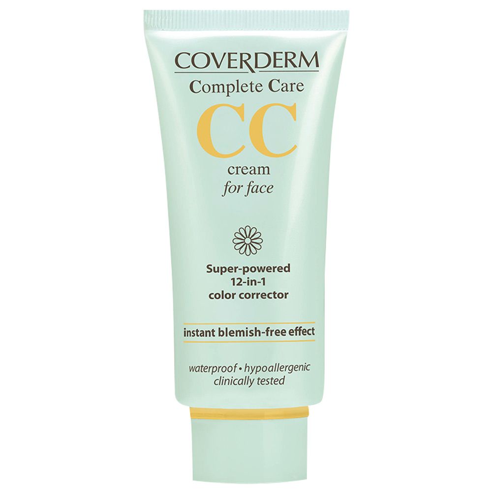 Coverderm - Complete Care Cc Cream Face (Light Beige)