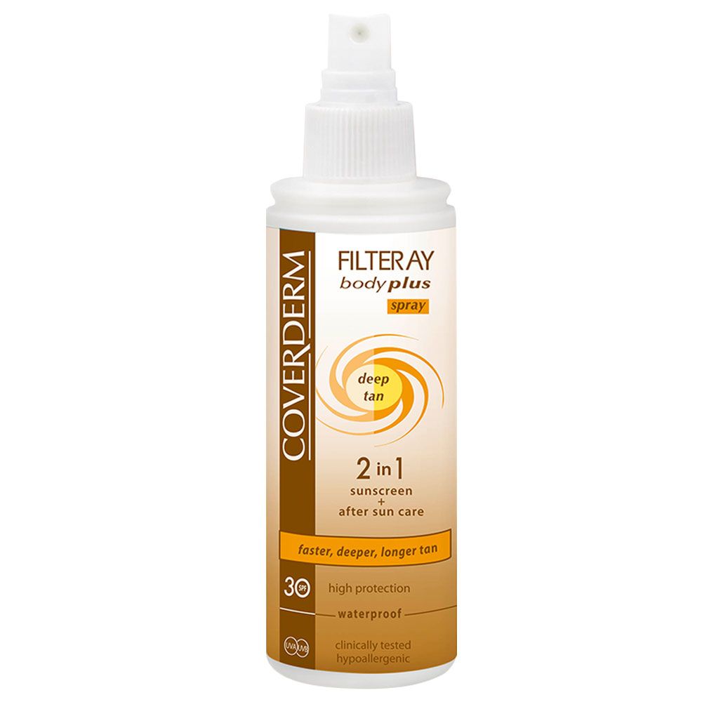 Coverderm - Filteray Body+ Deep Tan Spray Spf 30