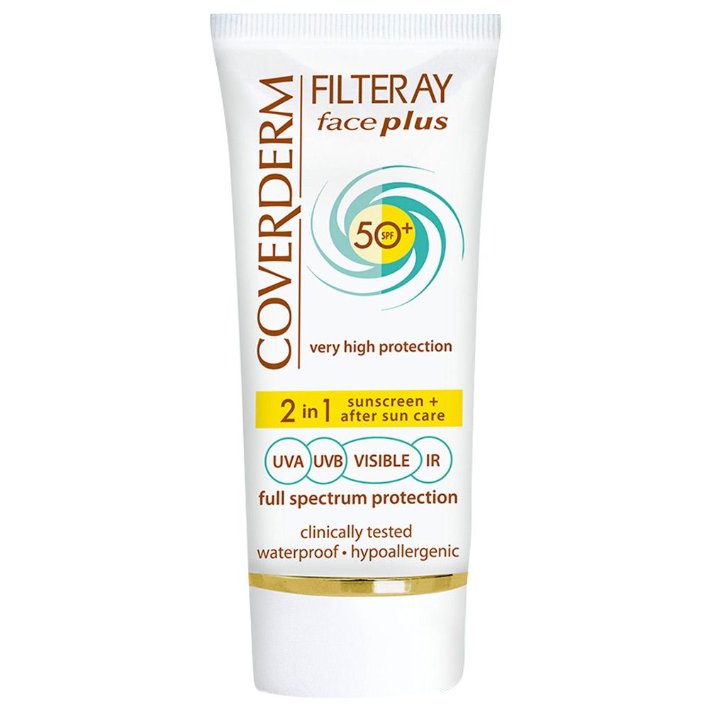 Coverderm - Filteray Face+ Spf 50+ For Skin (Non-Tinted)