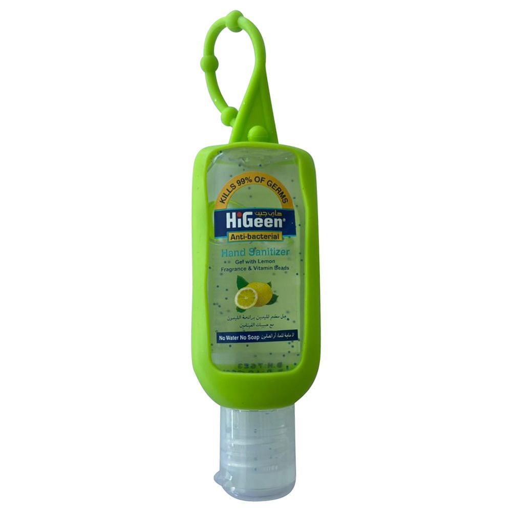 Higeen - Hand Sanitizer w/ Holder - Lemon - 50Ml