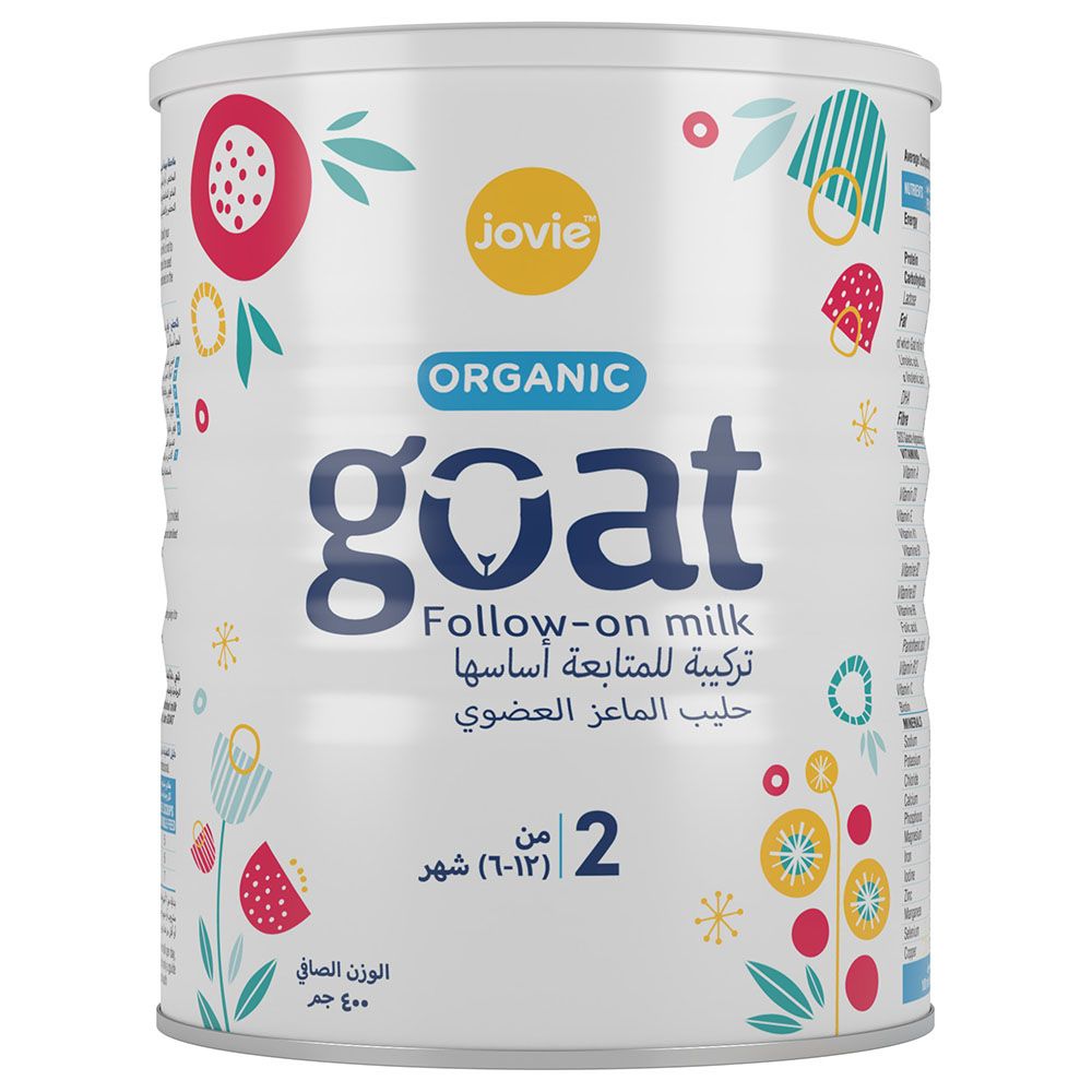 Jovie - Goat (2), Organic Goat Milk Follow-On Formula - 400 g