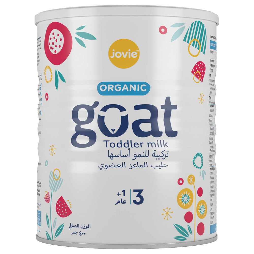 Jovie - Goat (3), Organic Goat Milk Toddlers Formula - 400gm