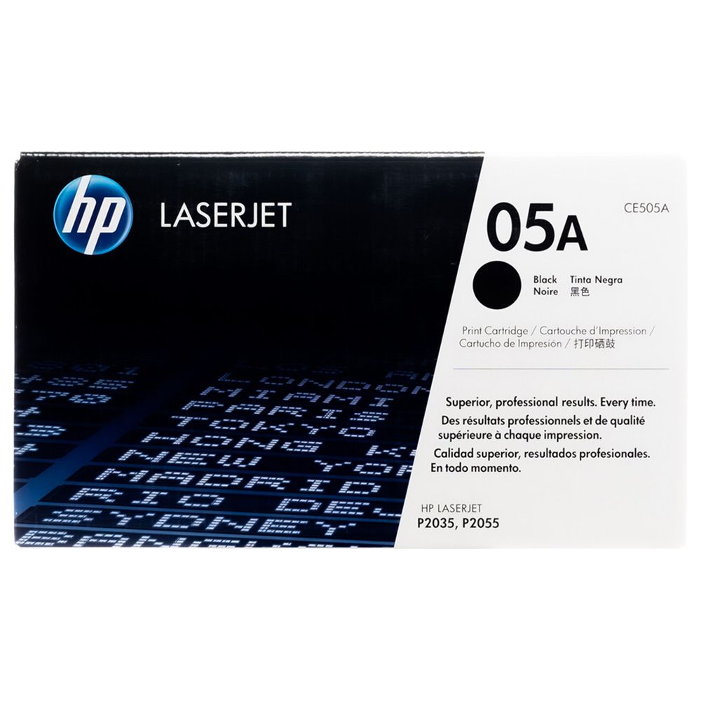 HP - 05A Original LaserJet Toner Cartridge CE505A - Black