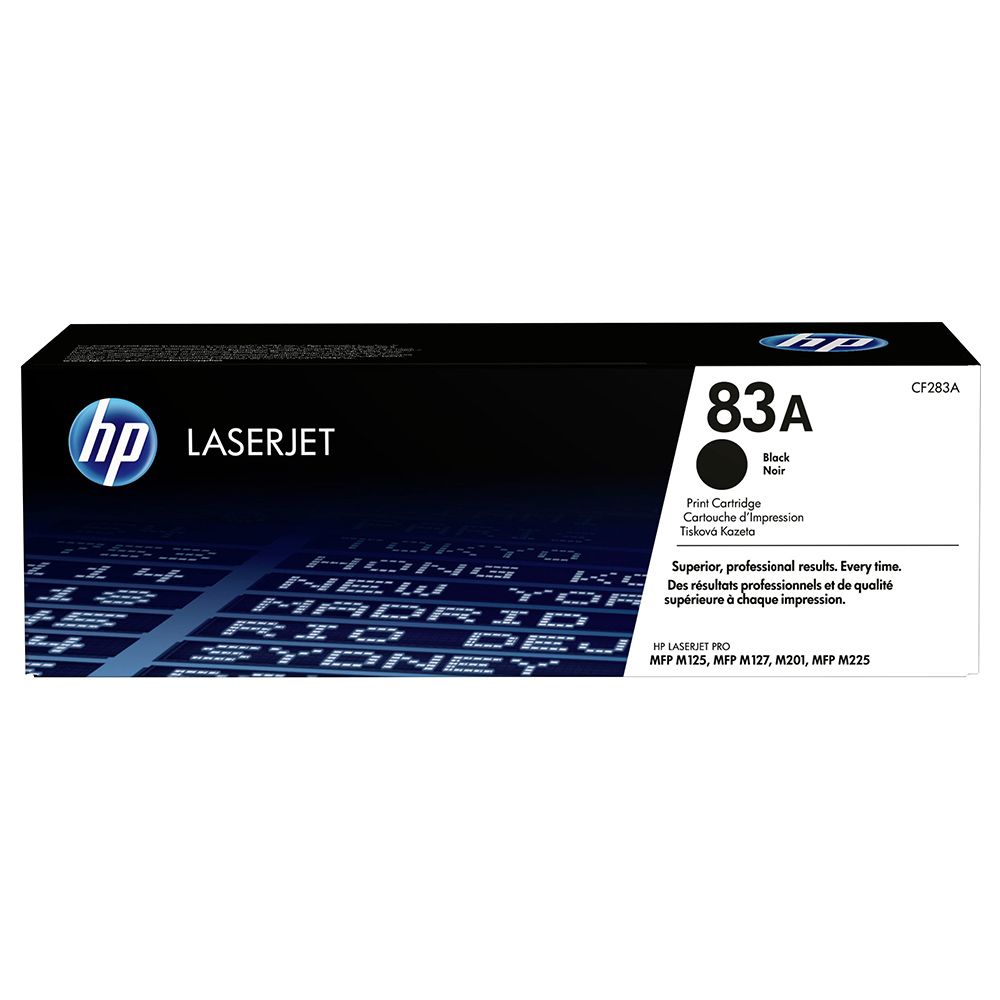 HP - 83A Original LaserJet Toner Cartridge CF283A - Black