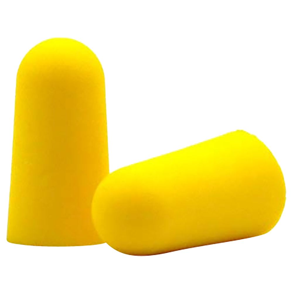 Haspro - Universal Foam Earplugs Pack of 10 - Yellow