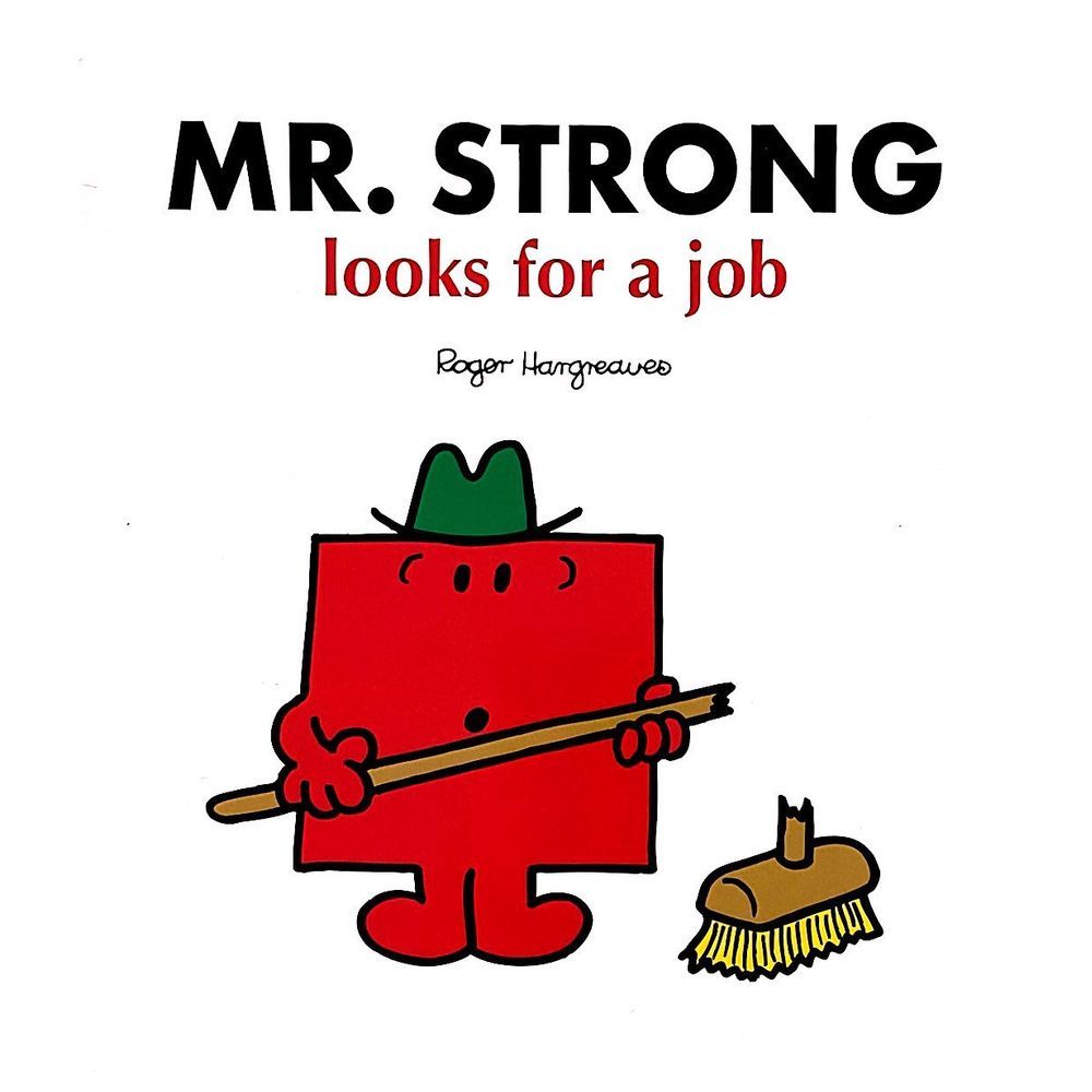  كتاب mr men: mr strong looks for a job