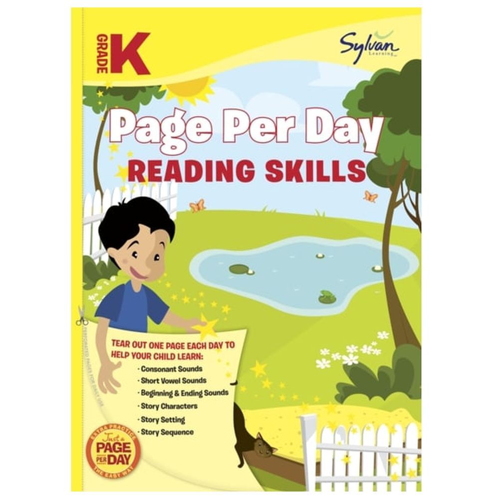 Kindergarten Page Per Day: Reading Skills