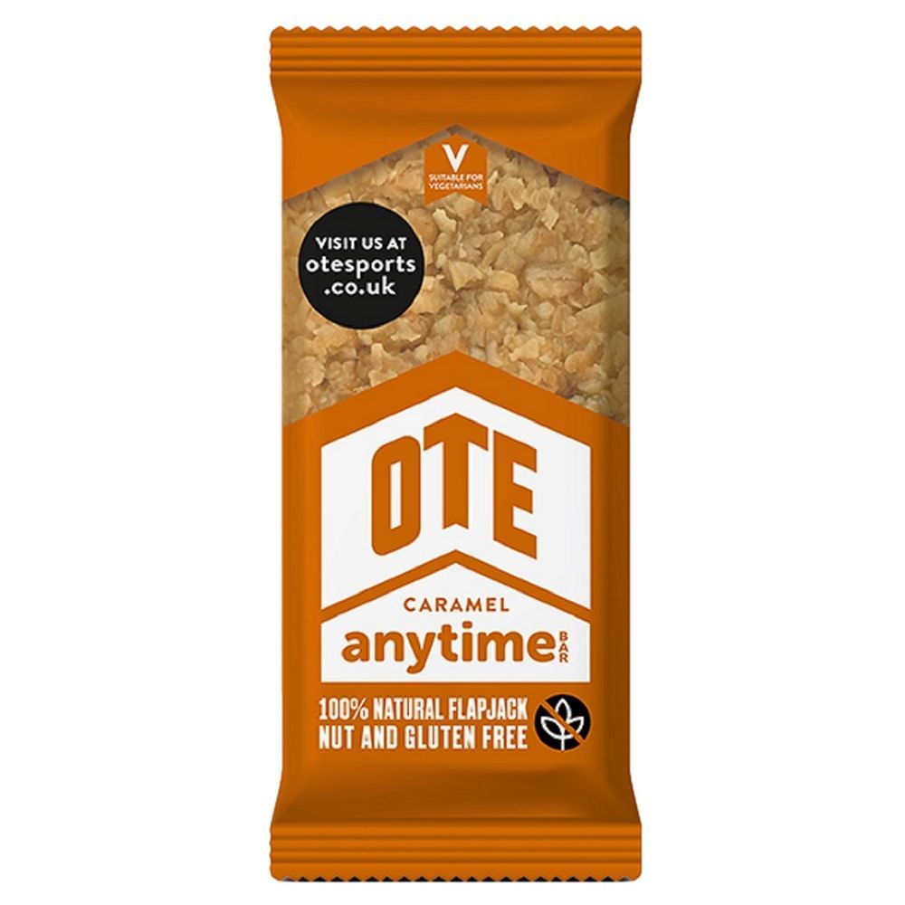 OTE Sports - Anytime Snack Bar - Caramel 62g - Pack of 4