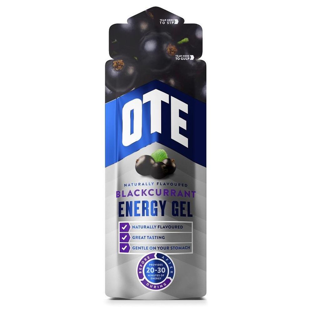 OTE Sports - Energy Gel - Blackcurrant 56g - Pack of 4