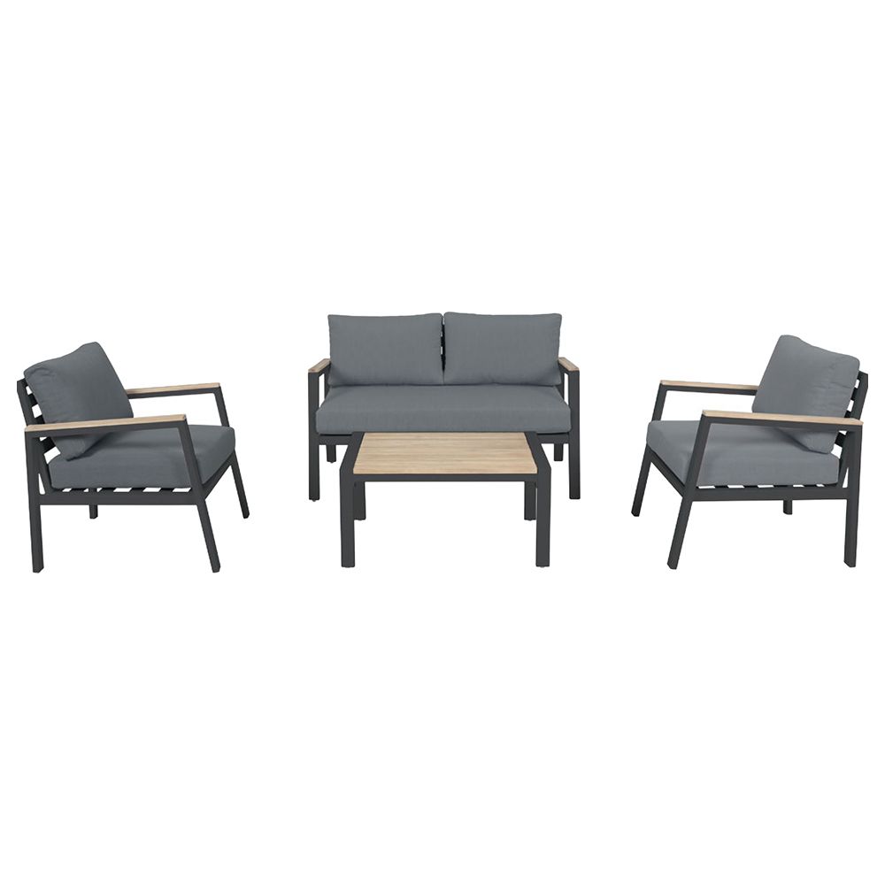 Mayfair - Gunmetal Lounge 4pc-Set